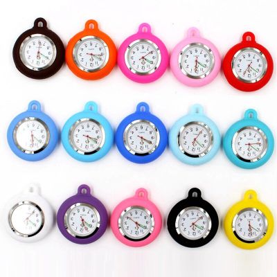 10Pcs/Lot Silicone Watch Head Face Parts For Nurse Doctor Retractable Pocket Watches Necklace Keychain Desk Gifts Accessories