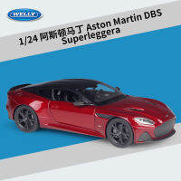 วิลลี่ 1:24 แอสตันมาร์ติน DBS Superleggera รถสปอร์ตจำลองล้อแม็กรถยนต์ WHZG