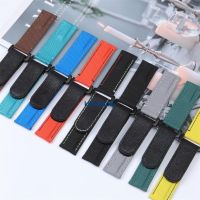 Suitable For 20Mm Canvas Nylon Genuine Leather Wristband Alternative Labor S Water Ghost Dayton Master Watch Strap Velcro Stainless Steel Buckle 0705