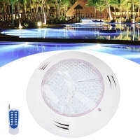 RGB Pool Light Remote 300LED โคมไฟภูมิทัศน์ใต้น้ำสีสันสดใส IP68 กันน้ำ 18W AC12V