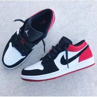 ΝΙΚΕ A J 1 "Black Toe-" Low Cut Sneakers Men And Women Fashion Basketball Shoes