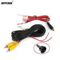 ⊕❈❃ Hippcorn Reverse Camera Video Cable for Car Rear View Parking Universal 6M Wire Match with Multimedia Monitor with Power Cable