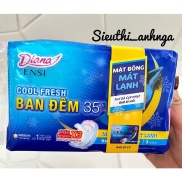 Băng Vệ Sinh Ban Đêm Diana Sensi Cool Fresh Gói 3 Miếng x 35cm Cánh