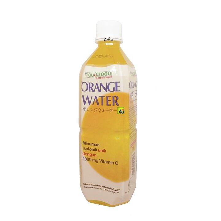 You C1000 Isotonic ORANGE WATER with VITC 500ml RTD Lazada Indonesia