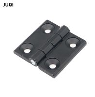 1PCS black zinc alloy square folding hinge surface mounted hinge distribution cabinet industrial power cabinet 57x57mm