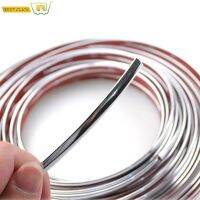 3meters/6mm Car Chrome Strips Front Rear Fog Light Cover Door Window Body Decorative Strip Trim Decoration Bumper Protector Decorative Door Stops