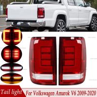 ชุดประกอบไฟท้ายรถสำหรับ Volkswagen VW Amarok V6 2010 2012 2013-2020ไฟเบรคไฟท้าย LED