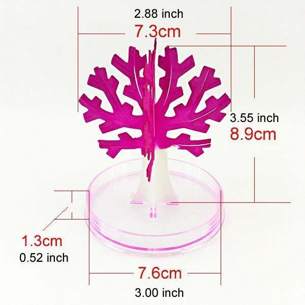 2020-9x8cm-coolthumbsupmagic-japanese-sakura-tree-brand-new-made-in-japan-pink-magic-decorative-toy-growing-paper-trees-toys