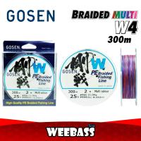 GOSEN สายเอ็น - รุ่น W4 BRAIDED MULTI 300M