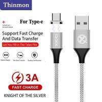 Thinmon LED Fast สายชาร์จ 3A Fast ชาร์จสายข้อมูลสำหรับ Type-C