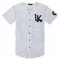 New 07 baseball uniform T-shirt fashion hip hop baseball T shirt jersey mens clothing womens clothes tyga final king costume