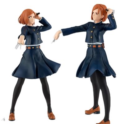 oeqqqo Anime Jujutsu Kaisen Kugisaki Nobara 16CM Action Figure Doll Model Gift Anime Kid Toys Fighting Stance Collect Ornaments