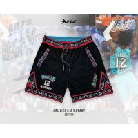 เสื้อผ้าบอลที่นิยมมากที่สุด กางเกงบาสขาสั้น Badz Ja Morant 12