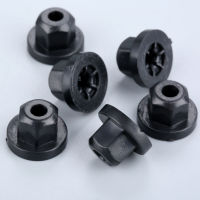 40Pcs Car Plastic Body Nut Flange Clips 10mm Hex Fastener Rivets For BMW 7 Series Benz 003-990-02-51 16-13-1-176-747