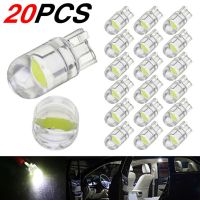 20pcs Light Bulbs T10 LED COB 6000K White W5W Car Interior Light Dome Lamp Map Bulb 168 194 Turn Signal Light Door Light Bulbs  LEDs  HIDs