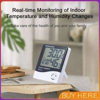 BUY Here แบบดิจิตอล LCD แบบดิจิตอล เครื่องวัดอุณหภูมิและความชื้น Digital Temperature Meter