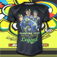 เสื้อยืดคอกลม T-shirt MotoGP เสื้อยืดโมโตจีพี สำหรับแฟนคลับ วาเลนตีโน รอสซี #MG0050 ไซส์ S-5XL