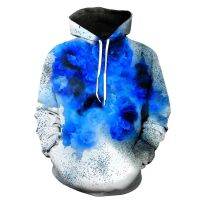 [Qinqin clothing]แฟชั่น Casual Man Hoodies Rave Party Powder Splash Tie Dye รูปแบบ Hoodies ผู้ชายผู้หญิง Unisex คู่ขนาดใหญ่กีฬา Sweatshirt