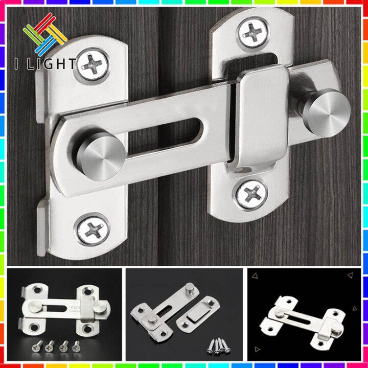 Door Hasp Latch Lock 304 Stainless Steel Safety Packlock Clasp For