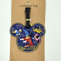 【DT】 hot  Disney cartoon Mickey Mouse travel luggage tag Minnie Suitcase ID Addres Holder Baggage Boarding pass Tag portable label pendant