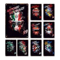 Classic Racing Casque Metal Plaque Tin Signs - Vintage Poster Decor - Retro Garage Decorative Car Club Wall Iron Painting-เหมาะสำหรับตกแต่งบ้านหรือสำนักงาน