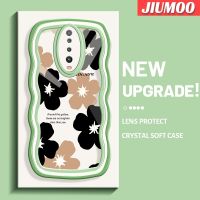 เคส JIUMOO สำหรับ Xiaomi POCO X2 POCO F2 Redmi เคส K30ลายดอกไม้สวยใหม่ Colour Macaron เวฟ Border กันกระแทกแบบใสนิ่มเคสมือถือโปร่งใสลายกล้องถ่ายรูปความคิดสร้างสรรค์เคสซิลิกาเจลอ่าวป้องกัน