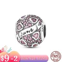 Independent Design 2021 New 925 Sterling Silver Birthstone June Charm Fit Original Pandora Bracelet Making DIY Jewelry For Women