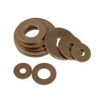 【CW】 10/50PCS Metric Washers Solid Sealing Brass Flat M2 M10 M3 M4 M5 M6 M8 - M20