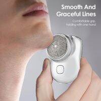 ZZOOI Mini-shave Portable Electric Shaver for Men USB Rechargeable Hair Remover Pocket Size Razor Beard Trimmer Shaving Machine