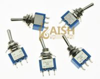 KAISH 5x SPDT Guitar Mini Toggle Switch 2-Position ON-ON 3 PIN Car/Boat Switches