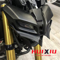 YAMAHA MT15 MT-15 2018 2019 2020 2021 MT 15 Mt15ไฟหน้ารถจักรยานยนต์ด้านข้างปีกลมสปอยเลอร์ด้านหน้า Lip