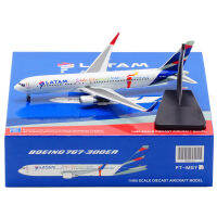 1:400 Scale B767-300ER PT-MSY LATAM Airlines โลหะผสมเครื่องบินเครื่องบินของเล่น airliner W Landing Gear AS