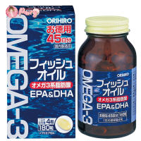 น้ำมันปลา โอริฮิโระ ORIHIRO Omega-3 Fish Oil EPA DHA (180 แคปซูล)