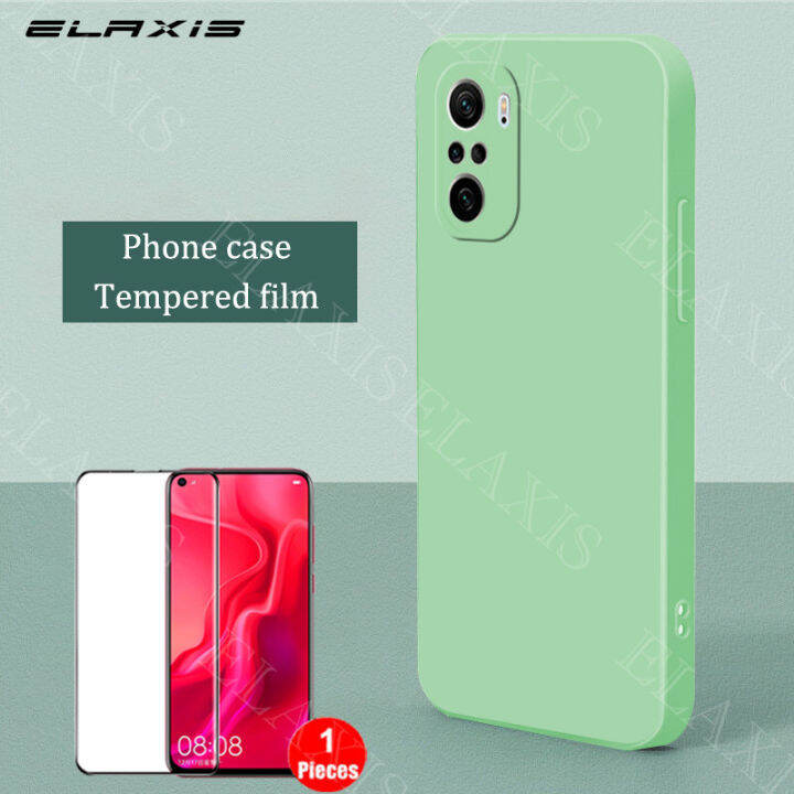 elaxis-เคสโทรศัพท์สำหรับ-xiaomi-redmi-เคสสำหรับ-xiaomi-redmi-note-9-note-10-4g-note-10s-ป้องกันหน้าจอรวมทุกอย่างสีพื้นเคส-tpu-นิ่มซิลิโคนเหลวขอบตรง