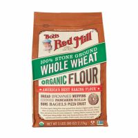 Bobs Red Mill Organic Whole Wheat บ๊อบ เรด มิลล์ แป้งทำขนมปัง ออร์แกนิค โฮลวีท 2.27kg.