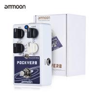 【Hot Sale】ammoon POCKVERB Reverb &amp; Delay Guitar Effect Pedal 7 Reverb Effects and 7 Delay Effects with Tap Tempo Function True Bypass