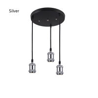 3 head hanging lighting Socket for Coffee bar Vintage E27 E26 edision screw bulb Lamp Base Retro loft pendant light Lamp Holder