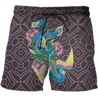 2022 Printing Men Beach Shorts Chinese dragon totem Board Trunks Size XXS-4XL