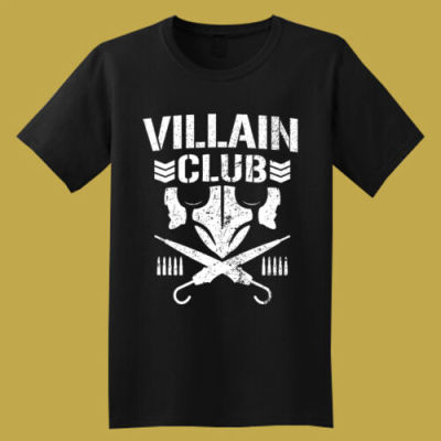 Villain Club Njpw Logo Bullet Club Pro Wrestling Mens Black Tshirt Size S5Xl