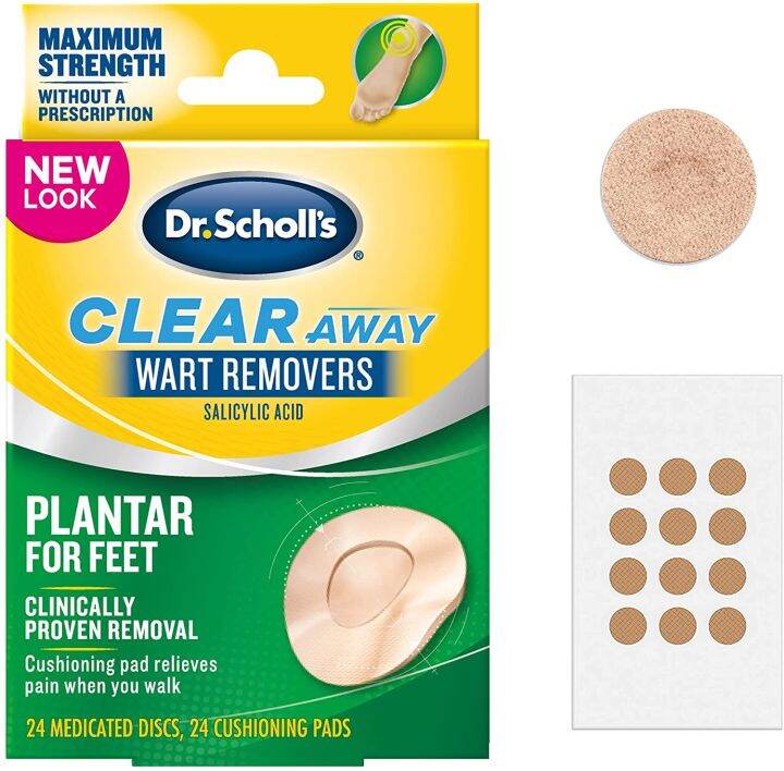 Dr. Scholl’s Clear Away Wart Removers Salicylic Acid Plantar for Feet
