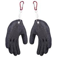 Fishing Catching Gloves Non-Slip Fisherman Protect Hand Gloves Professional Fishing Gloves Anti-Slip Prevent From Puncture Scrapes Fish Cleaning Gloves rational