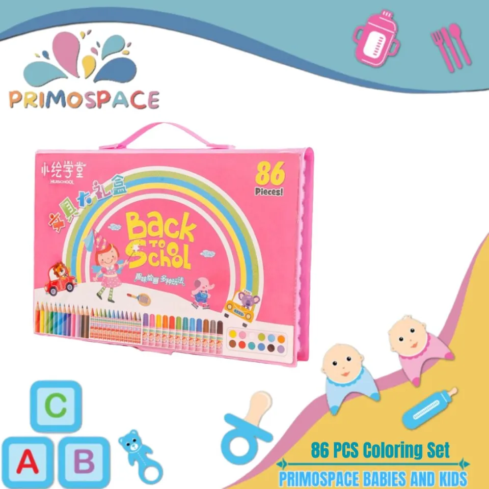 86 Pieces Coloring Kit for kids