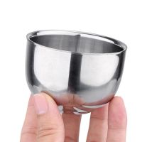 hotx【DT】 Mugs Espresso Thickened Layer Cup Insulation Shaving Mug Bowl Pitcher