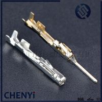 ;[-./ 50 Pcs 0.7Mm Auto Female Crimp Pins Loose Wire Terminal 1123343-1 For Tyco Amp Connector 1376352-1 1318774-1