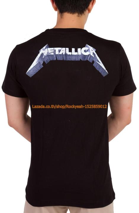 เสื้อวง-metallica-เสื้อเท่ห์-แฟชั่น-เมทัลลิกา-ไซส์ยุโรป-rdm557