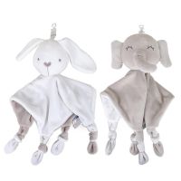 Stuffed Animal Bunny Rabbit Security Blanket Infant Snuggler Plush Baby Love Soothe Appease Towel Comforting Blankie Toy Rattle