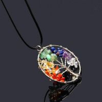 【YF】☒  7 Chakra Healing  Pendant Necklace