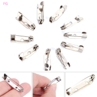 ?【Lowest price】FG 10pcs เข็มกลัดความปลอดภัยจับบาร์ล็อคหมุดกลับฐานค้นพบ DIY CRAFT 15-40mm