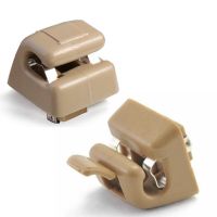 2Pcs Car Front Sun Visor Hook Clips Holders Beige Fit for Mercedes Benz W201 W123 W124 W126 12681000127101  Gauges