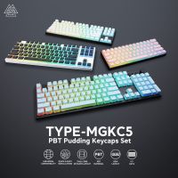 คีย์แคปพุดดิ้ง(ปุ่มกด) EGA TYPE MGKC5 Keycaps แป้นไทย/อังกฤษ คีย์แคป 117 ปุ่ม (ไฟทะลุ ภาษาอังกฤษ) วัสดุ PBT Double-shot  ★ส่งฟรี